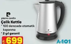 PİERRE CARDİN ÇELİK KETTLE fiyat ve kampanya bilgisi